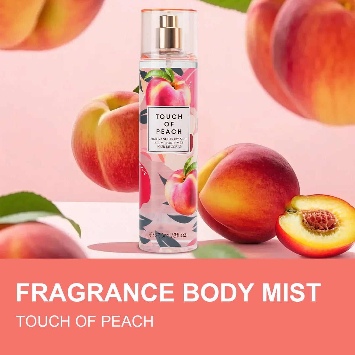Love of Fruits Body Mist 4x 8 oz - Blackberry / Orange / Peach / Strawberry