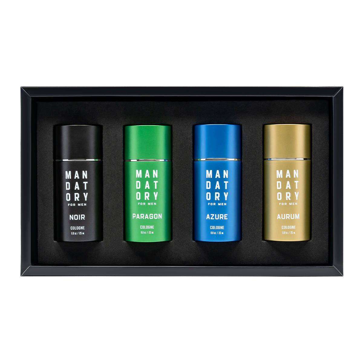 MANDATORY Men's Cologne 4pcs Coffret Set TRAVEL SAFE