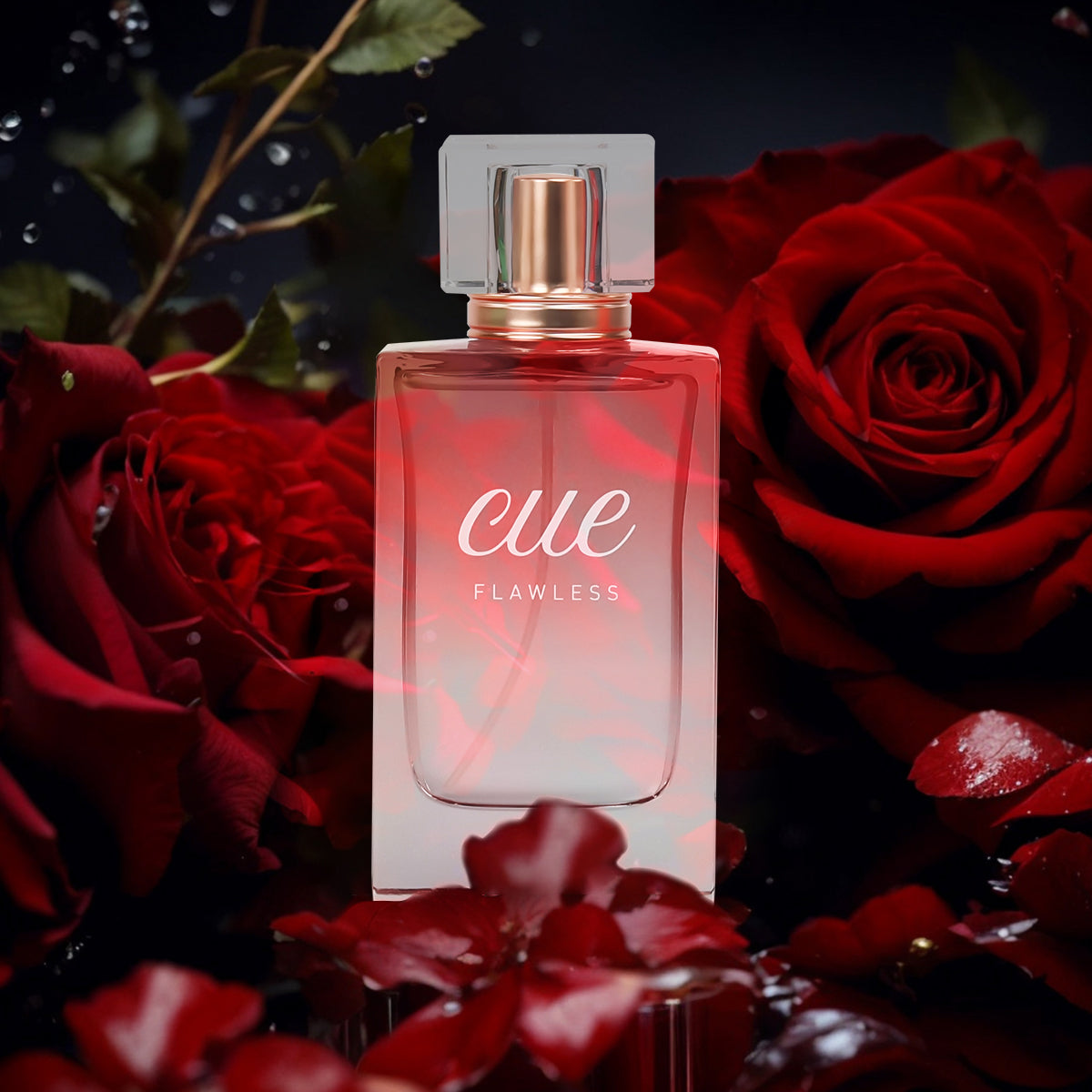 CUE FLAWLESS for Unisex Eau de Parfum Spray Long Lasting Perfume for Her Him EDP 3.4oz