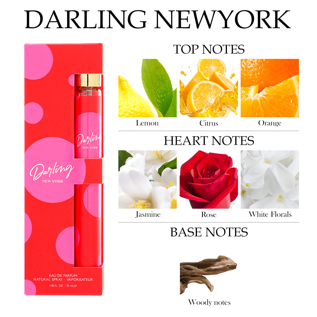 Perfume for Her Eau de Parfum Travel Set 6x 1.18 oz - Amazing / Darling / Elixir / Playful / Pouch / Soft Cloud