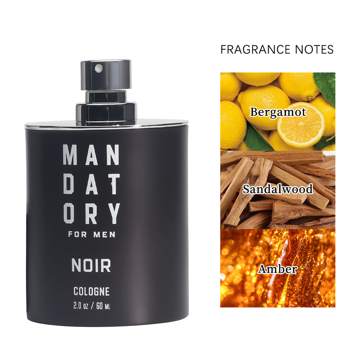 Noir Cologne & Body Wash & Brush Set