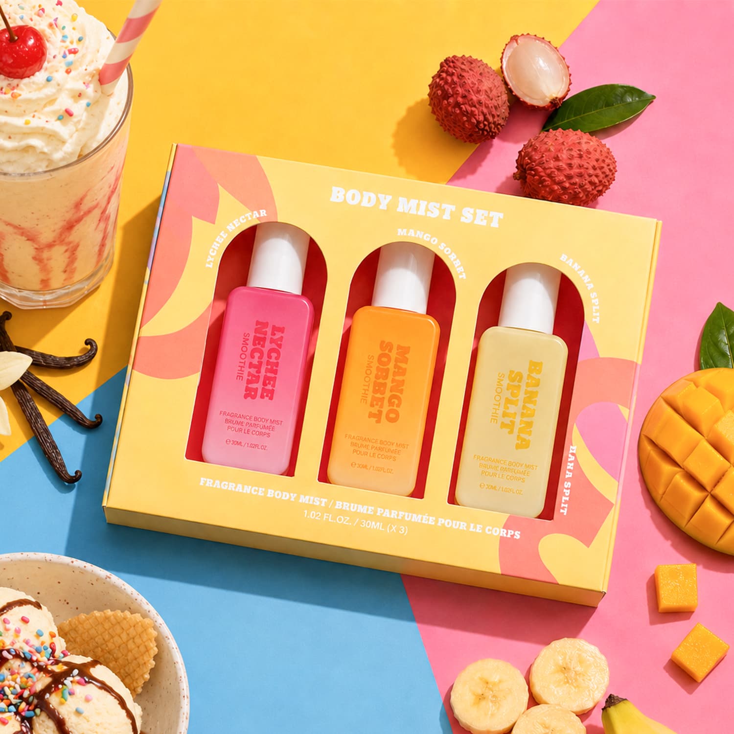 Fruit Smoothie Body Mist Gift Set 30ml