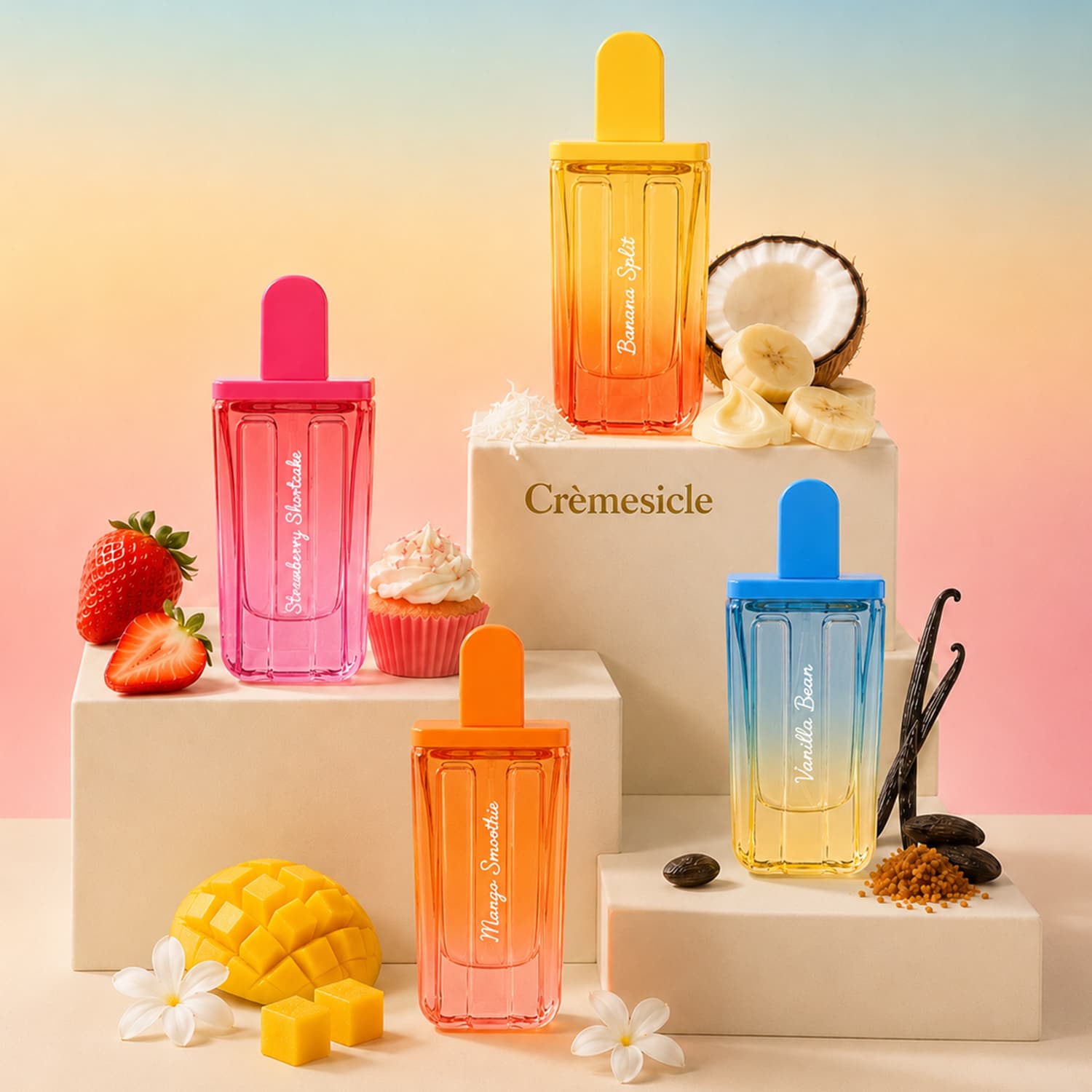 Crèmesicle Popsicle Stand Flavors 4pcs Gift Set