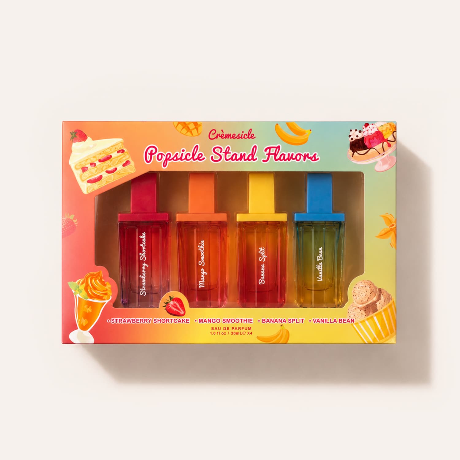 Crèmesicle Popsicle Stand Flavors 4pcs Gift Set