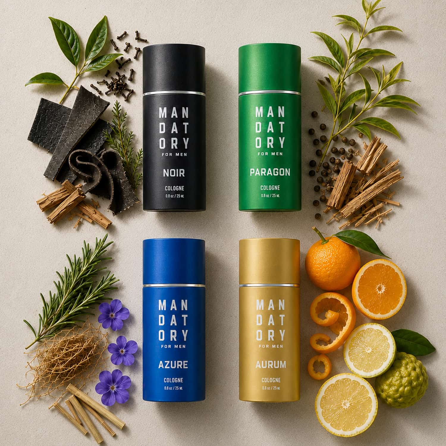 4 Pack Cologne Coffret Set
