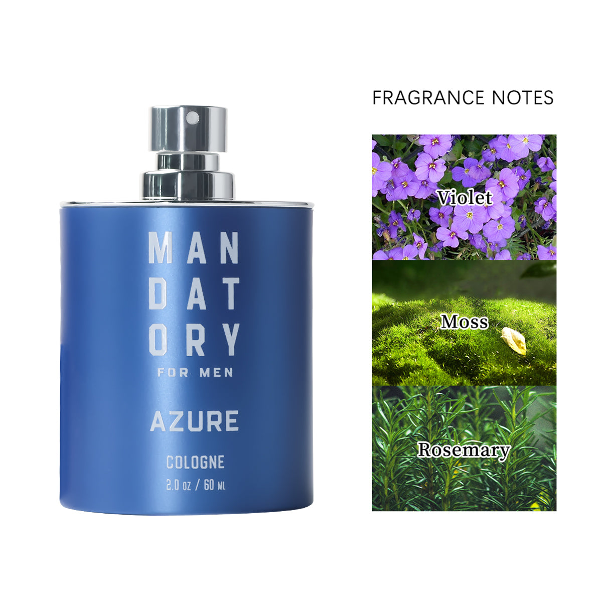 Azure Cologne & Body Wash & Brush Set