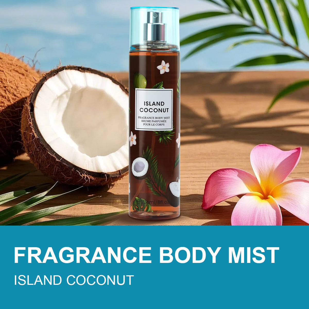 Love of Paradise Body Mist 4x 8 oz - Coconut / Passion Fruit / Pineapple / Watermelon