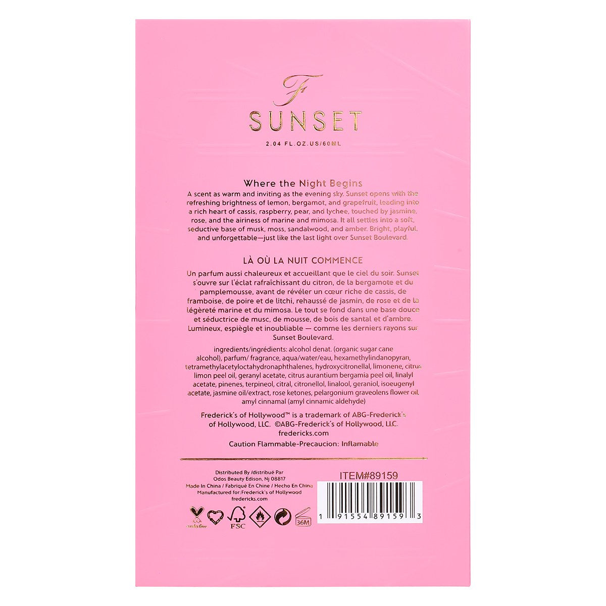 Sunset Eau de Parfum 2.04 oz