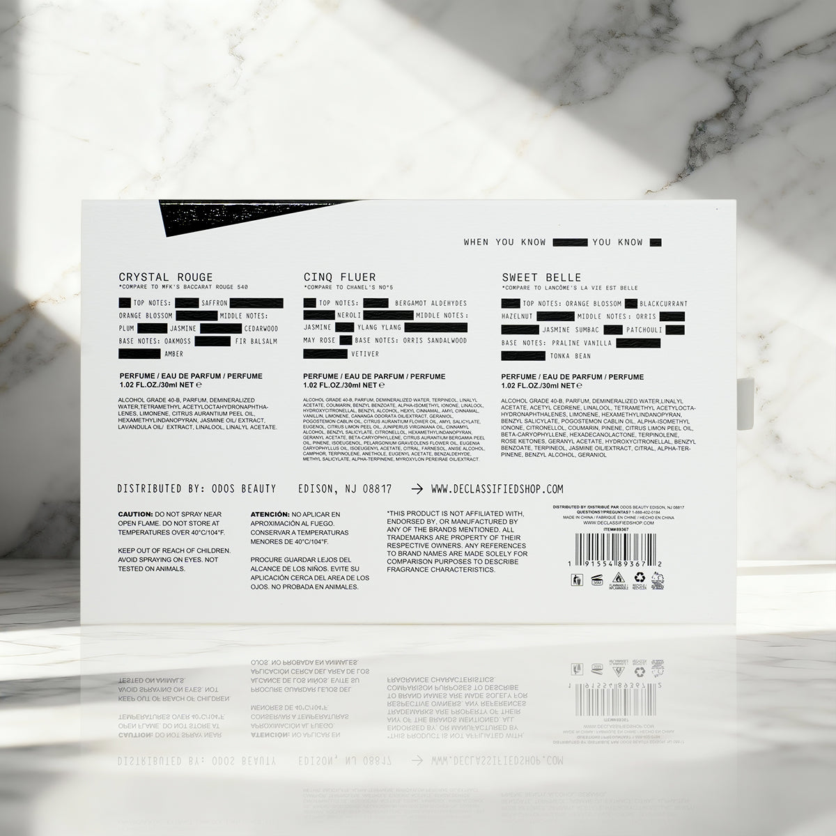 Crystal Rouge•Cinq Fluer•Sweet Belle GIFT BOX