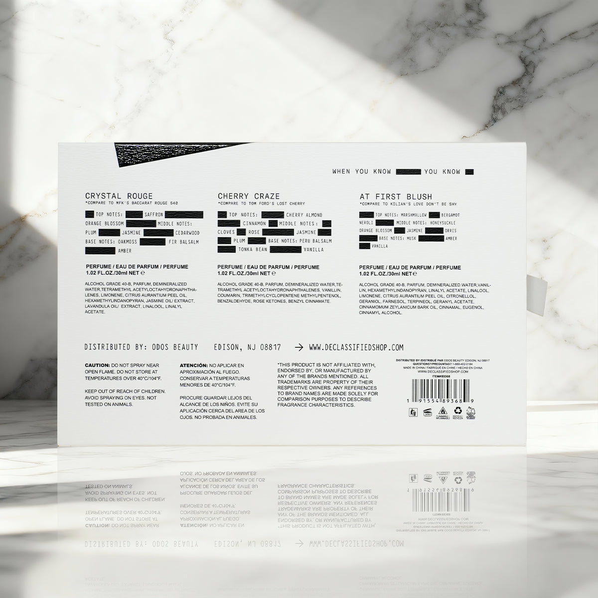 Crystal Rouge•Cherry Craze•At First Blush GIFT BOX