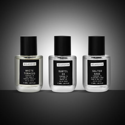 SUBTIL 33•WHITE TOBACCO•SALTED SAGE GIFT BOX