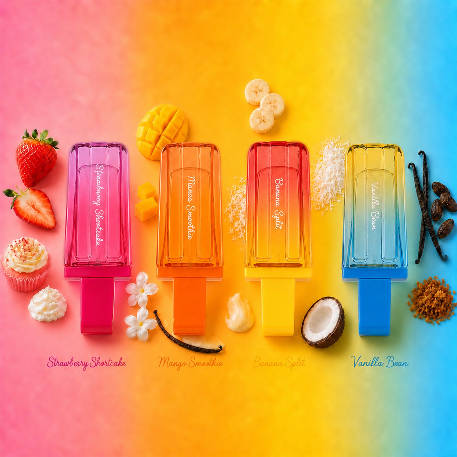 Crèmesicle Popsicle Stand Flavors 4pcs Gift Set
