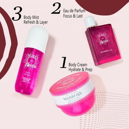 Soloenibiza Fragrance Bundle – Perfume, Body Mist & Body Cream